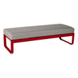 Fermob Bellevie Banquette 2 places Piment 43 Taupe grisé B8 