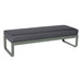 Fermob Bellevie Banquette 2 places Romarin 48 Gris graphite A3 