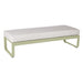 Fermob Bellevie Banquette 2 places Vert tilleul 65 Blanc grisé 81 