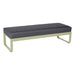 Fermob Bellevie Banquette 2 places Vert tilleul 65 Gris graphite A3 