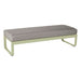 Fermob Bellevie Banquette 2 places Vert tilleul 65 Taupe grisé B8 