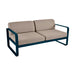 Fermob Bellevie Canapé 2 places Bleu acapulco 21 Taupe grisé B8 