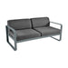 Fermob Bellevie Canapé 2 places Gris orage 26 Gris graphite A3 