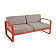 Fermob Bellevie Canapé 2 places Ocre rouge 20 Taupe grisé B8 