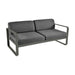 Fermob Bellevie Canapé 2 places Romarin 48 Gris graphite A3 