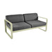 Fermob Bellevie Canapé 2 places Vert tilleul 65 Gris graphite A3 
