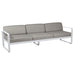 Fermob Bellevie Canapé 3 places Blanc coton 01 Taupe grisé B8 