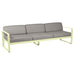 Fermob Bellevie Canapé 3 places Citron givré A6 Taupe grisé B8 
