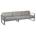 Fermob Bellevie Canapé 3 places Gris orage 26 Taupe grisé B8 