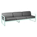 Fermob Bellevie Canapé 3 places Menthe glaciale A7 Gris graphite A3 