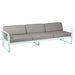 Fermob Bellevie Canapé 3 places Menthe glaciale A7 Taupe grisé B8 