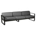 Fermob Bellevie Canapé 3 places Miel C6 Gris graphite A3 