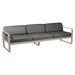 Fermob Bellevie Canapé 3 places Muscade 14 Gris graphite A3 
