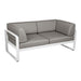 Fermob Bellevie Canapé Club 2 places Blanc coton 01 Taupe grisé B8 