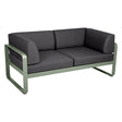 Fermob Bellevie Canapé Club 2 places Cactus 82 Gris graphite A3 