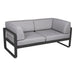 Fermob Bellevie Canapé Club 2 places Carbone 47 Gris flanelle 79 