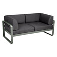Fermob Bellevie Canapé Club 2 places Romarin 48 Gris graphite A3 