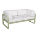 Fermob Bellevie Canapé Club 2 places Vert tilleul 65 Blanc grisé 81 
