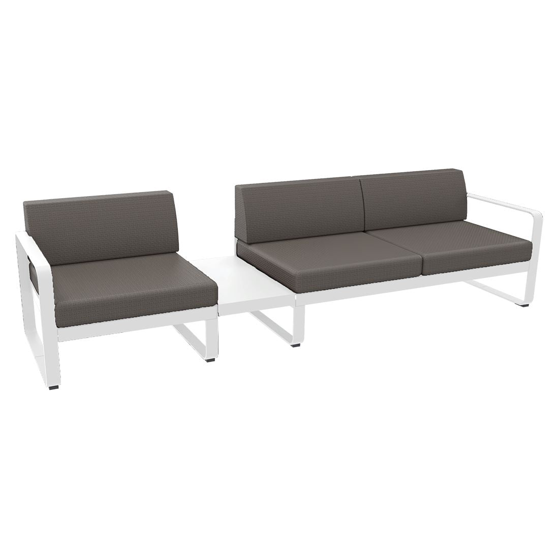 Fermob Bellevie Composition 1A Blanc coton 01 Taupe grisé B8 