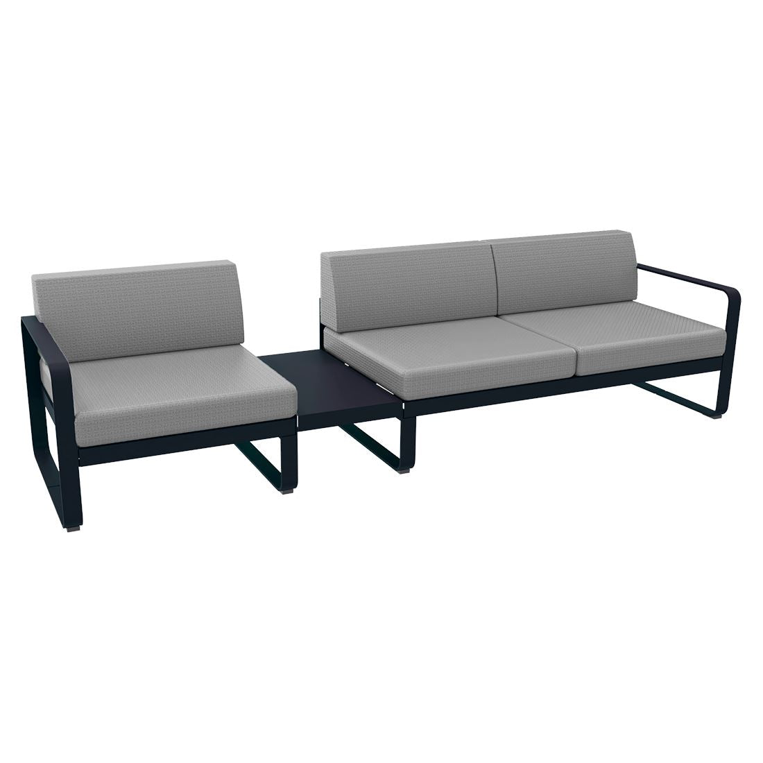 Fermob Bellevie Composition 1A Bleu abysse 92 Gris flanelle 79 