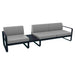 Fermob Bellevie Composition 1A Bleu abysse 92 Gris flanelle 79 