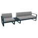 Fermob Bellevie Composition 1A Bleu acapulco 21 Gris flanelle 79 
