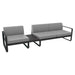 Fermob Bellevie Composition 1A Carbone 47 Gris flanelle 79 