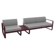 Fermob Bellevie Composition 1A Cerise noire B9 Gris flanelle 79 