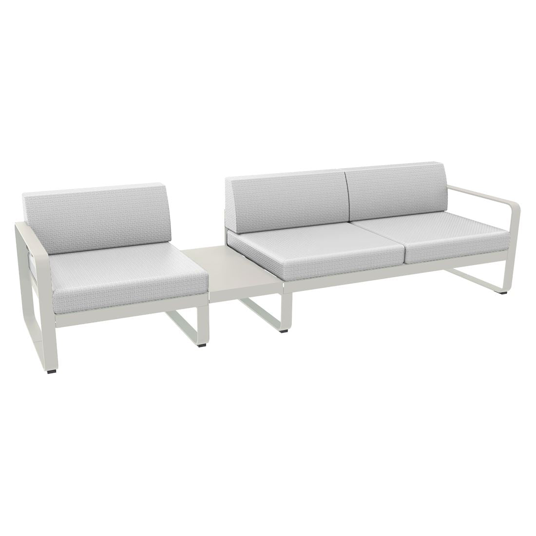 Fermob Bellevie Composition 1A Gris argile A5 Blanc grisé 81 