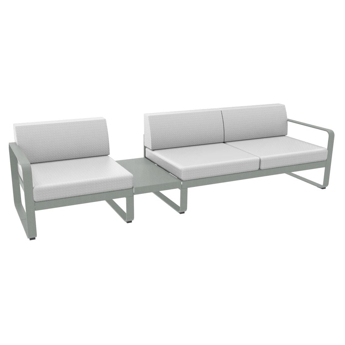 Fermob Bellevie Composition 1A Gris lapilli C7 Blanc grisé 81 