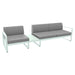 Fermob Bellevie Composition 1A Menthe glaciale A7 Gris flanelle 79 