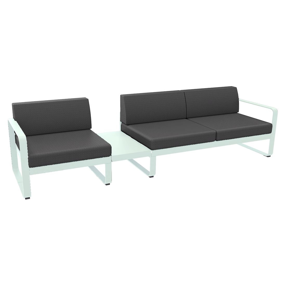 Fermob Bellevie Composition 1A Menthe glaciale A7 Gris graphite A3 