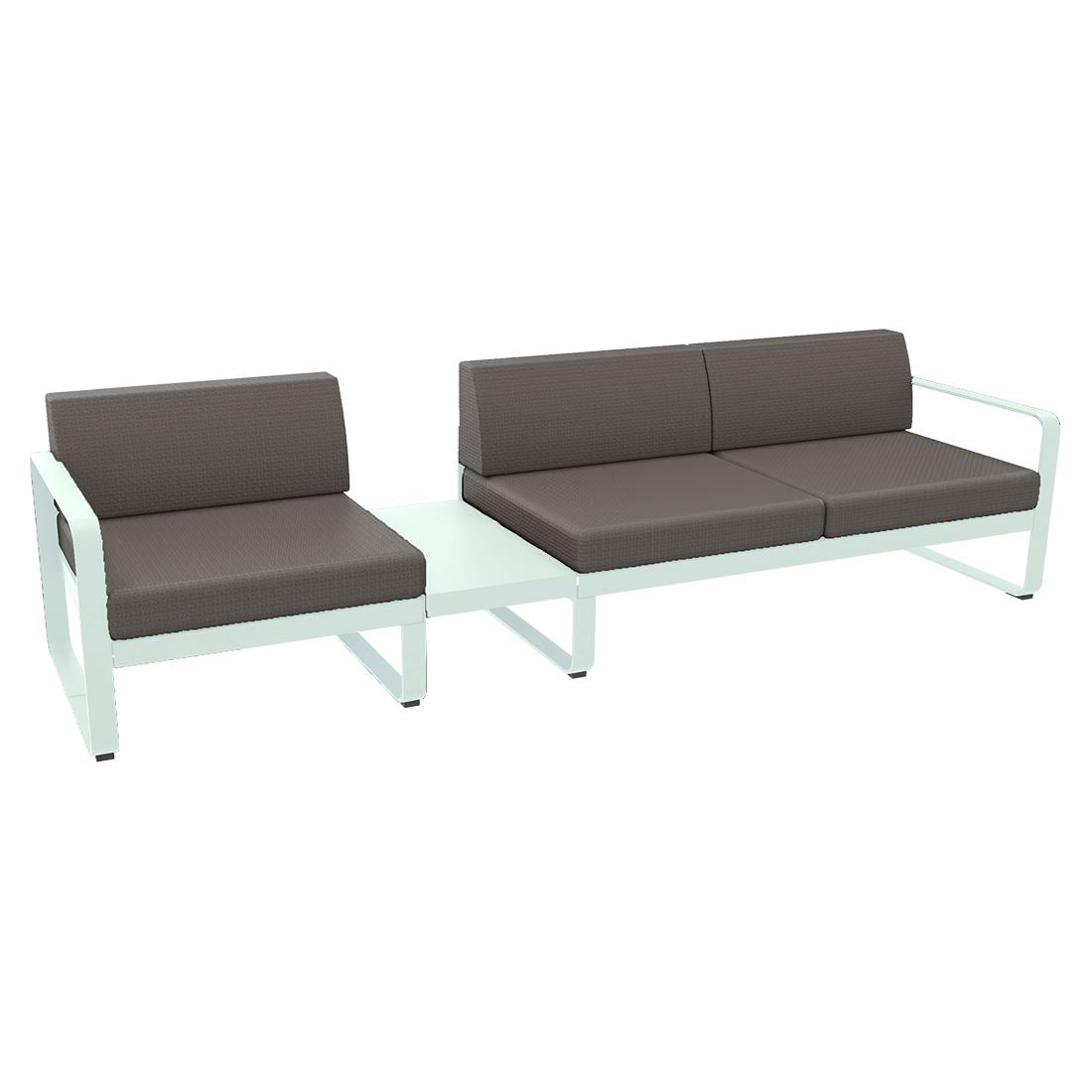 Fermob Bellevie Composition 1A Menthe glaciale A7 Taupe grisé B8 