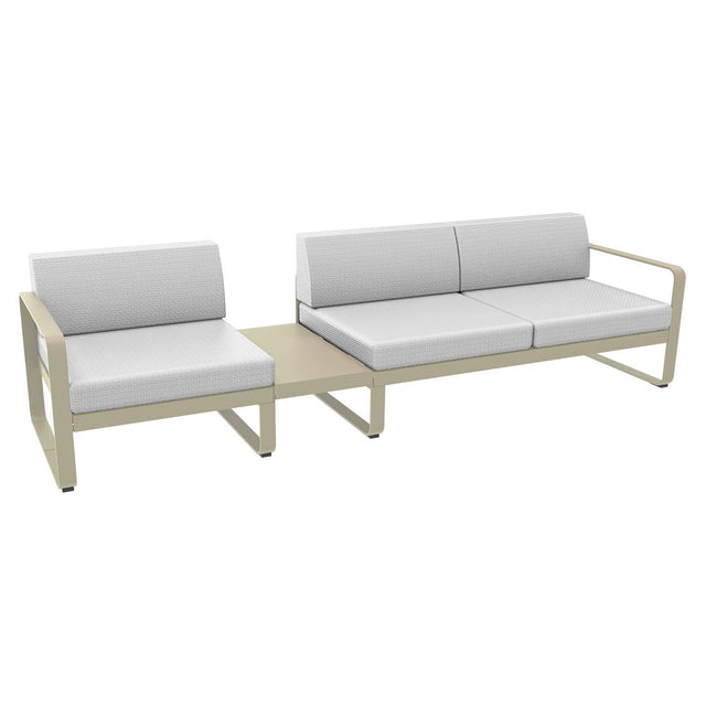 Fermob Bellevie Composition 1A Muscade 14 Blanc grisé 81 