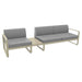 Fermob Bellevie Composition 1A Muscade 14 Gris flanelle 79 