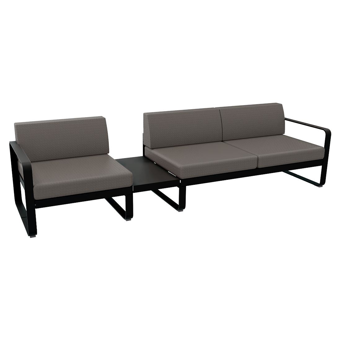 Fermob Bellevie Composition 1A Réglisse 42 Taupe grisé B8 