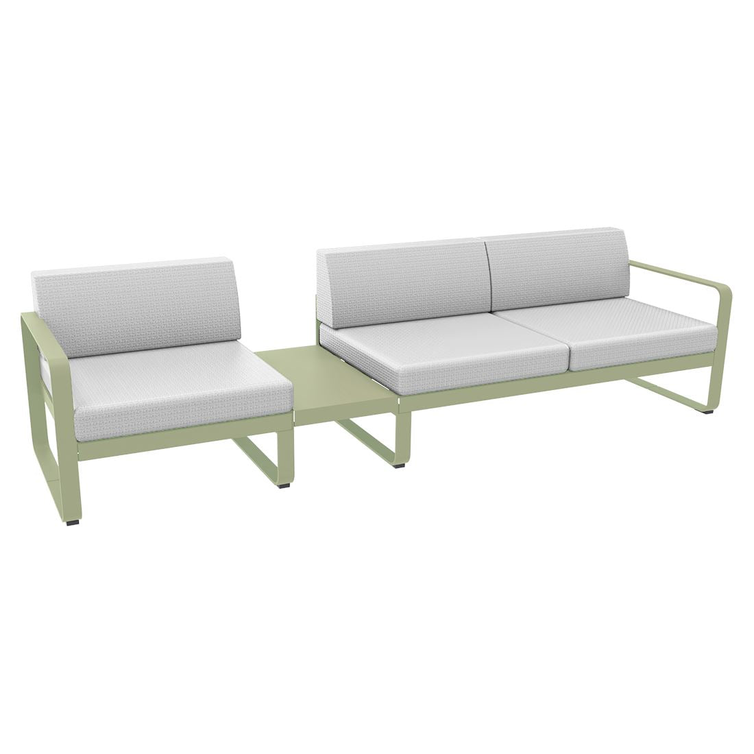 Fermob Bellevie Composition 1A Vert tilleul 65 Blanc grisé 81 