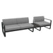 Fermob Bellevie Composition 1B Carbone 47 Gris flanelle 79 