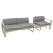 Fermob Bellevie Composition 1B Muscade 14 Gris flanelle 79 