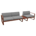 Fermob Bellevie Composition 1B Ocre rouge 20 Gris flanelle 79 