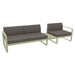 Fermob Bellevie Composition 1B Vert tilleul 65 Taupe grisé B8 