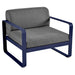 Fermob Bellevie Fauteuil Bleu abysse 92 Gris graphite A3 