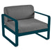 Fermob Bellevie Fauteuil Bleu acapulco 21 Gris graphite A3 