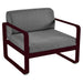 Fermob Bellevie Fauteuil Cerise noire B9 Gris graphite A3 