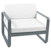 Fermob Bellevie Fauteuil Gris orage 26 Blanc grisé 81 