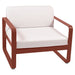 Fermob Bellevie Fauteuil Ocre rouge 20 Blanc grisé 81 