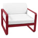 Fermob Bellevie Fauteuil Piment 43 Blanc grisé 81 