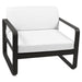 Fermob Bellevie Fauteuil Réglisse 42 Blanc grisé 81 
