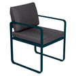 Fermob Bellevie Fauteuil Repas 2022 Bleu acapulco 21 Gris graphite A3 