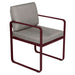 Fermob Bellevie Fauteuil Repas 2022 Cerise noire B9 Taupe grisé B8 